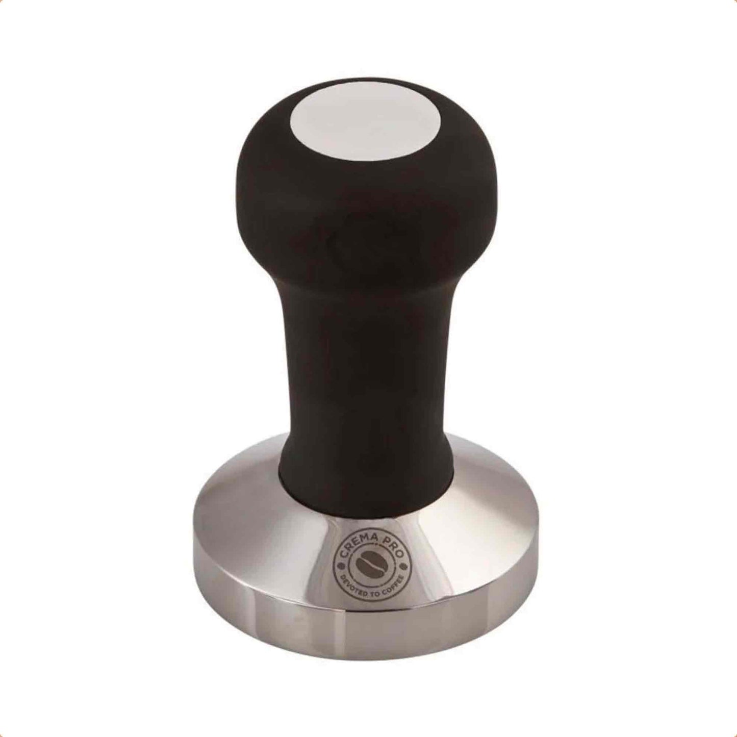 Crema Pro Stainless Steel Coffee Tamper - Black - 53mm