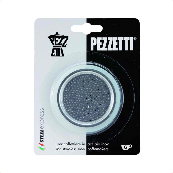 Pezzetti Steelexpress 6 Cup Spare Filter and Seals Kit