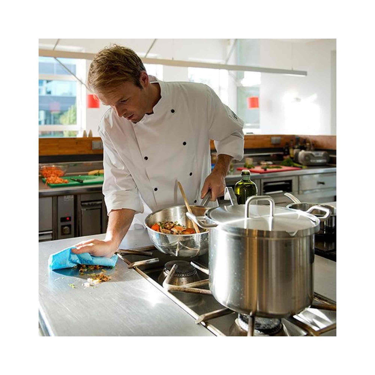 Chicopee Duradry Microfibre Cleaning Cloth Pack - 5 Blue Cloths