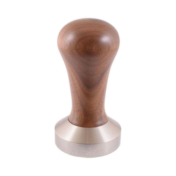 Domestic Stainless Steel Coffee Tamper - Wooden Handle - 51mm