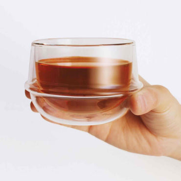 Kinto Kronos Double Wall Tea Glass - 200ml - 7oz