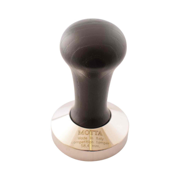 Motta Competition Tamper - Black Wooden Handle - 58.4mm