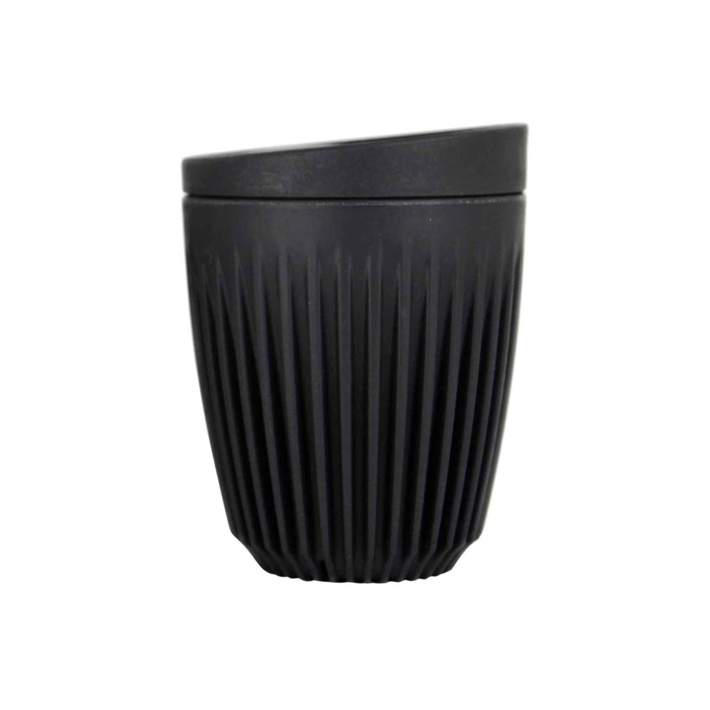 Huskee Cup & Lid Reusable Coffee Cup - 8oz / 240ml - Charcoal