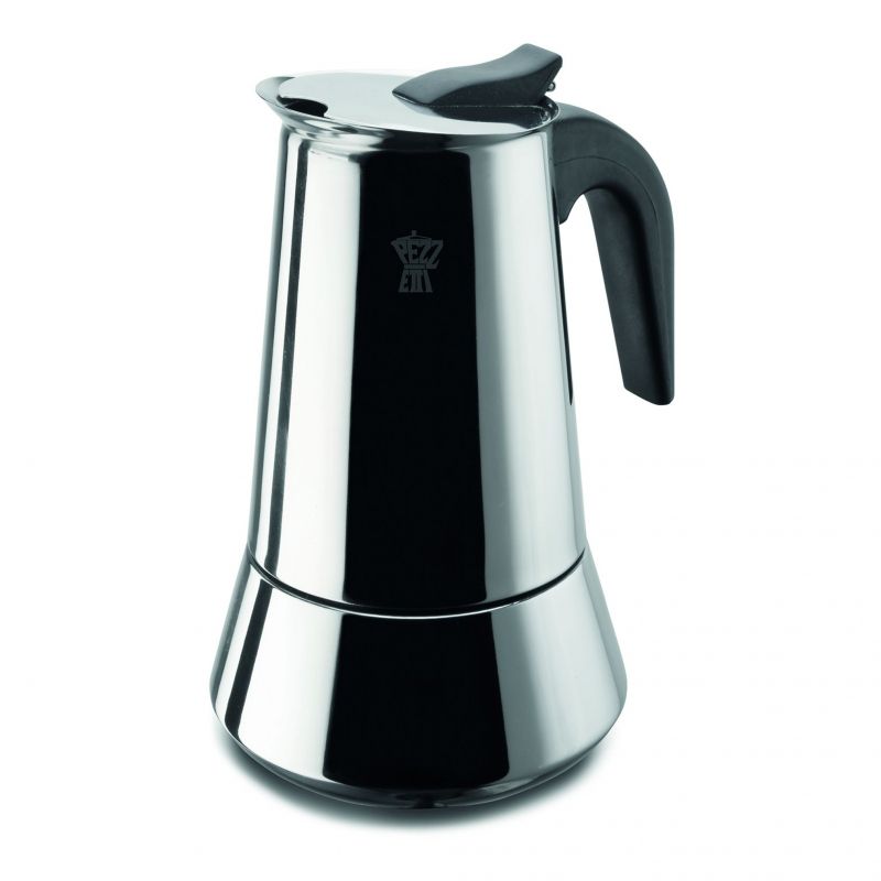 Pezzetti Steelexpress Stove Top Moka Pot - 10 Cup