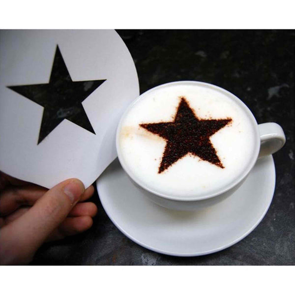 Star Hot Chocolate Coffee Stencil