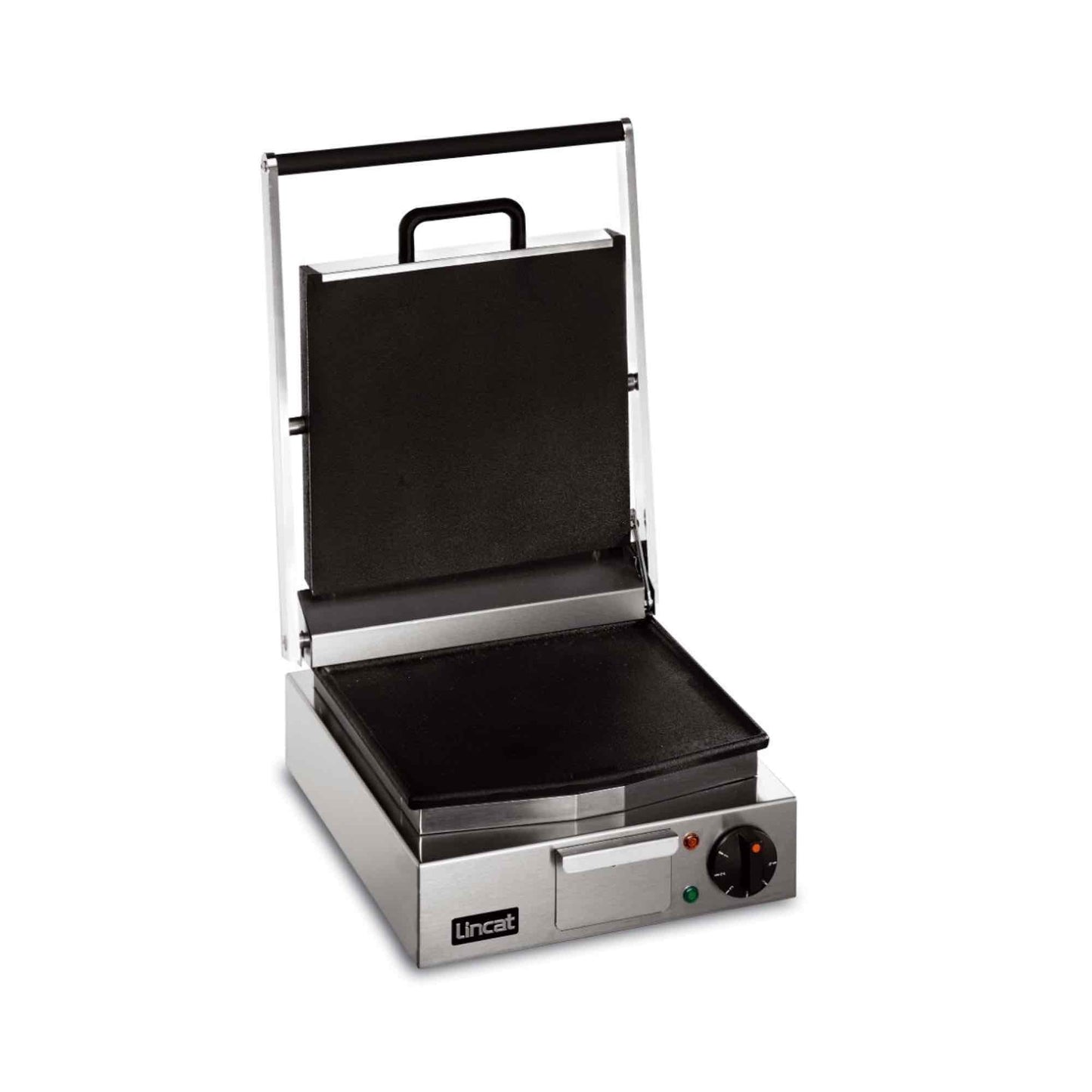Lincat Lynx 400 Single Enamelled Cast Iron Contact Grill Flat Base & Flat Top - LCG - 310mm