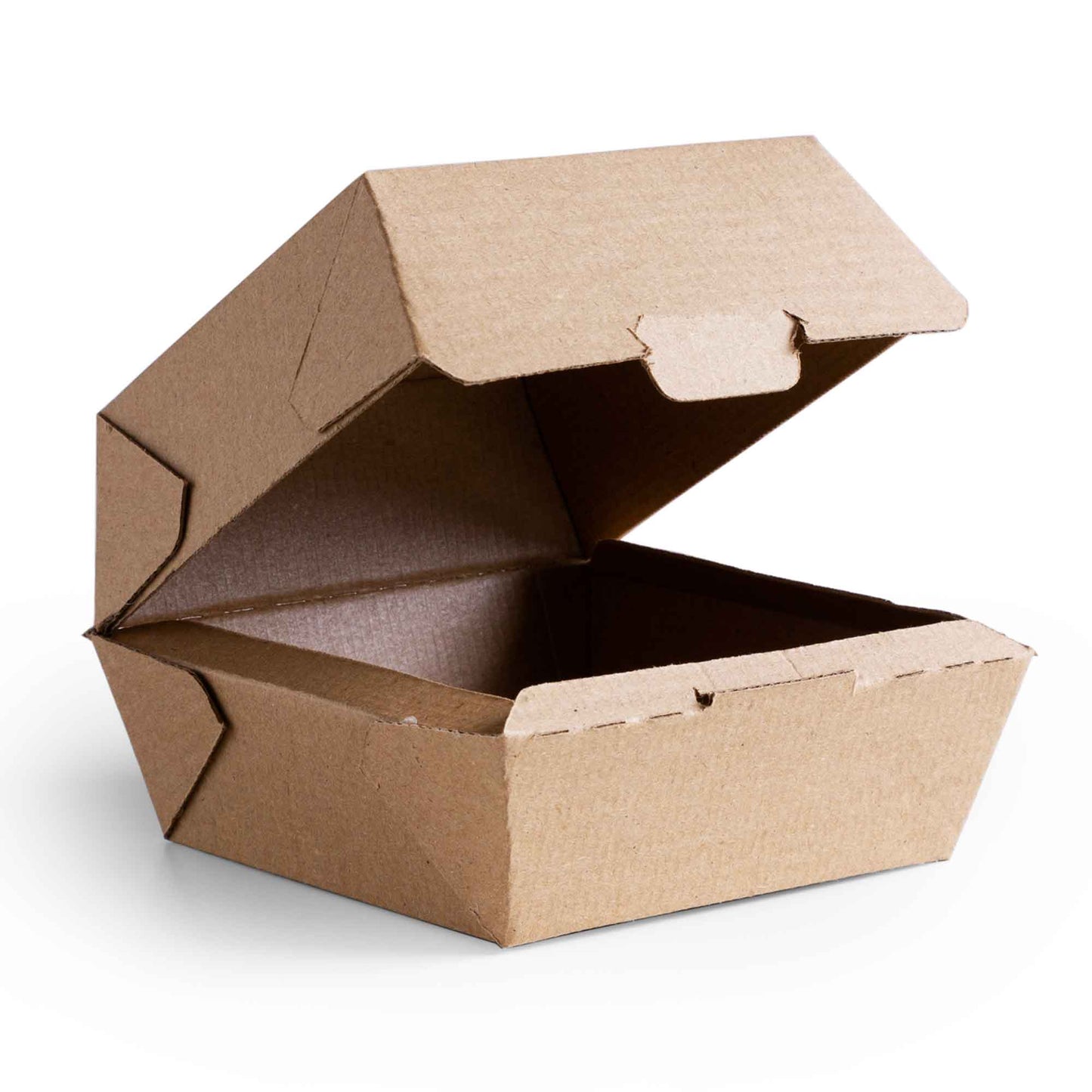 Vegware Compostable 5in Microflute Burger Box - Case of 300