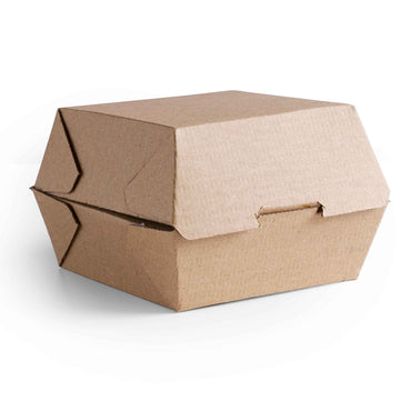 Vegware Compostable 5in Microflute Burger Box - Case of 300