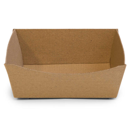 Vegware Compostable 6 x 6in Microflute Food Tray - Case of 270