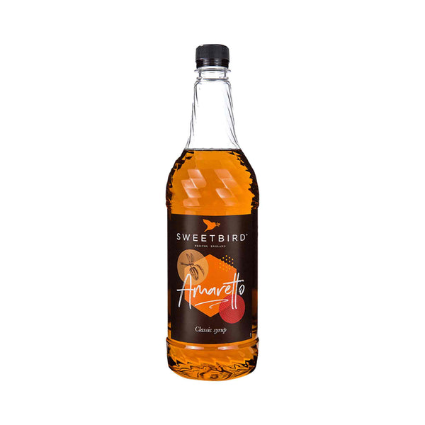 Sweetbird Amaretto Coffee Syrup - 1 Litre Bottle