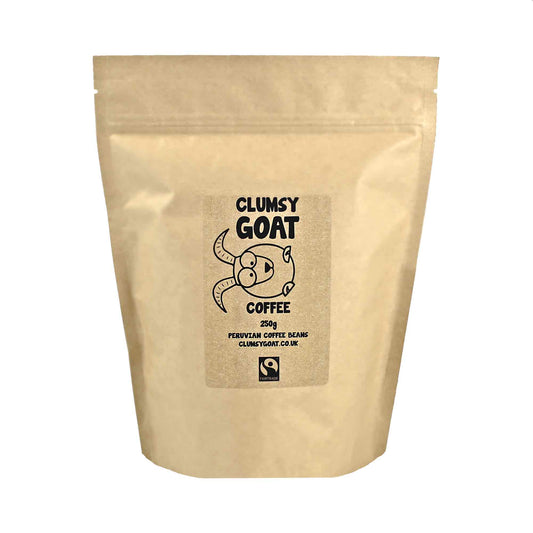 Clumsy Goat Fairtrade Peruvian Coffee Beans - 100% Arabica
