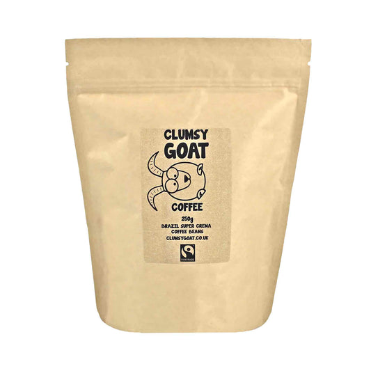 Clumsy Goat Fairtrade Brazilian Super Crema Coffee Beans