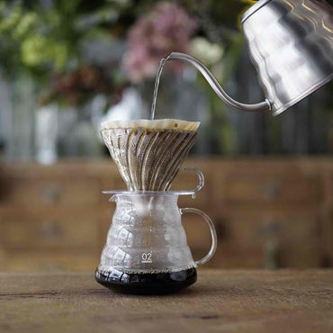 Hario V60 02 Clear Glass Range Server - 600ml