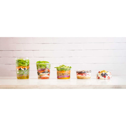 Vegware Compostable 24oz PLA Round Deli Container - Case of 500