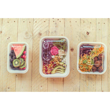 Vegware Compostable Size 3 PLA Gourmet Lid - Case of 600