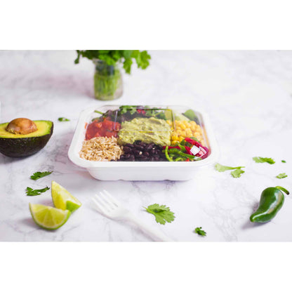 Vegware Compostable 22oz/650ml Gourmet Food Base (Fits Lid 4) - Case of 600