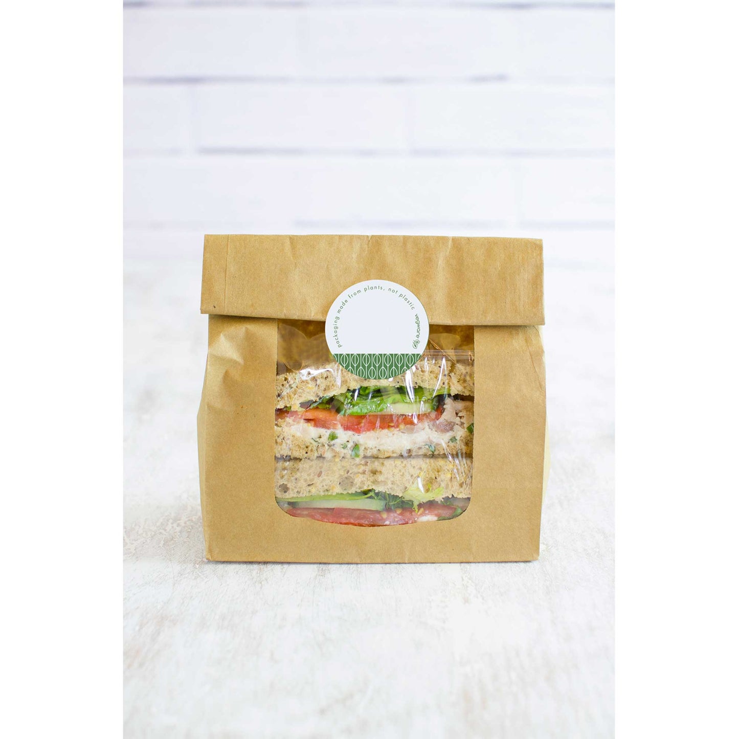 Vegware Compostable 45mm Round Write-On Sticker - Case of 1000