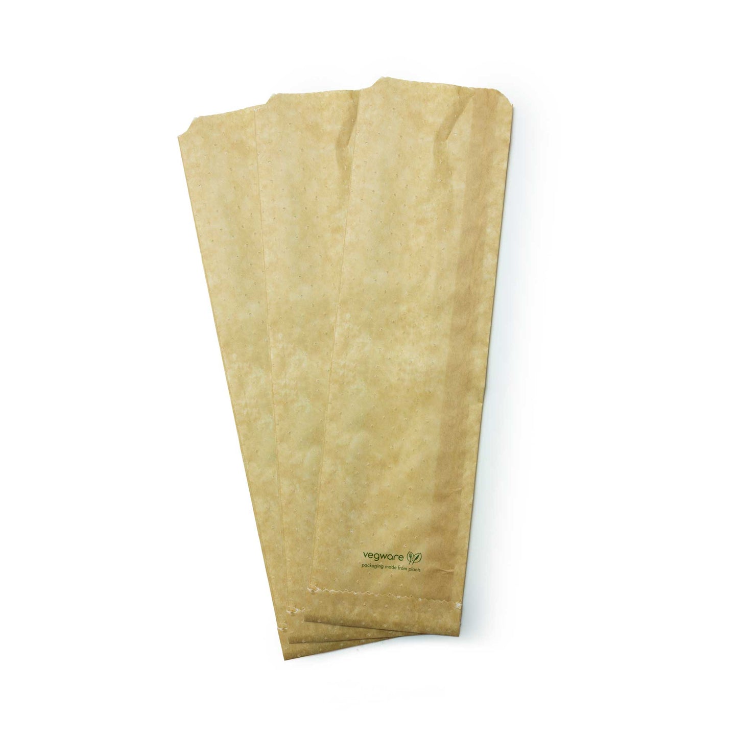 Vegware Compostable 4 x 2 x 14in Therma Paper Bag - Case of 500