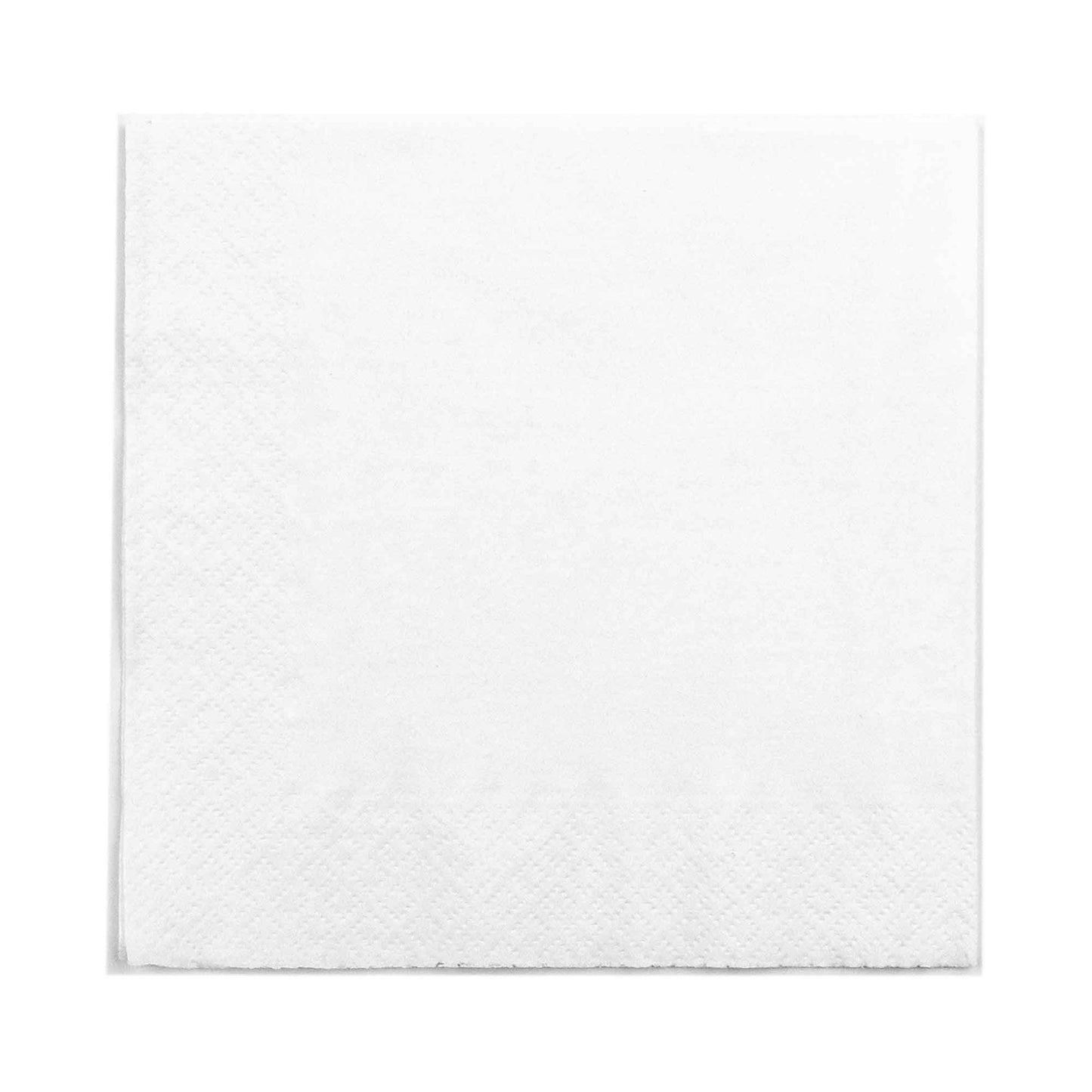 Vegware Compostable 33cm 2-ply White Napkin - Case of 2000