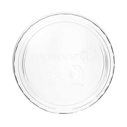 Vegware Compostable PLA Portion Pot Lid (Fits 2-4oz Pots) - Case of 2000