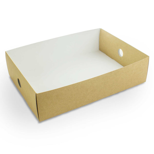 Vegware Compostable Platter Box Half Insert - Case of 50