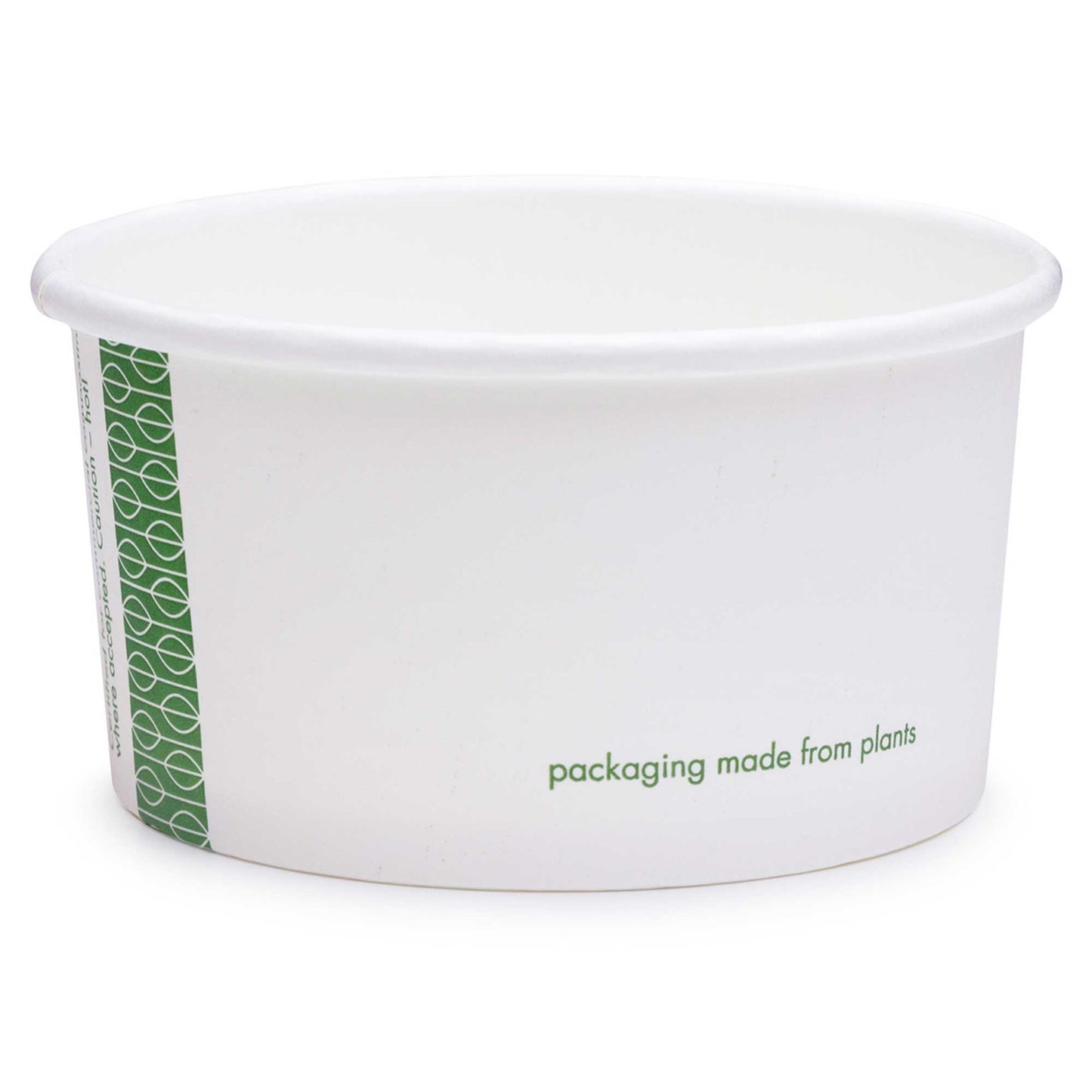 Vegware Compostable 6oz Soup Container 90-Series - White - Case of 1000