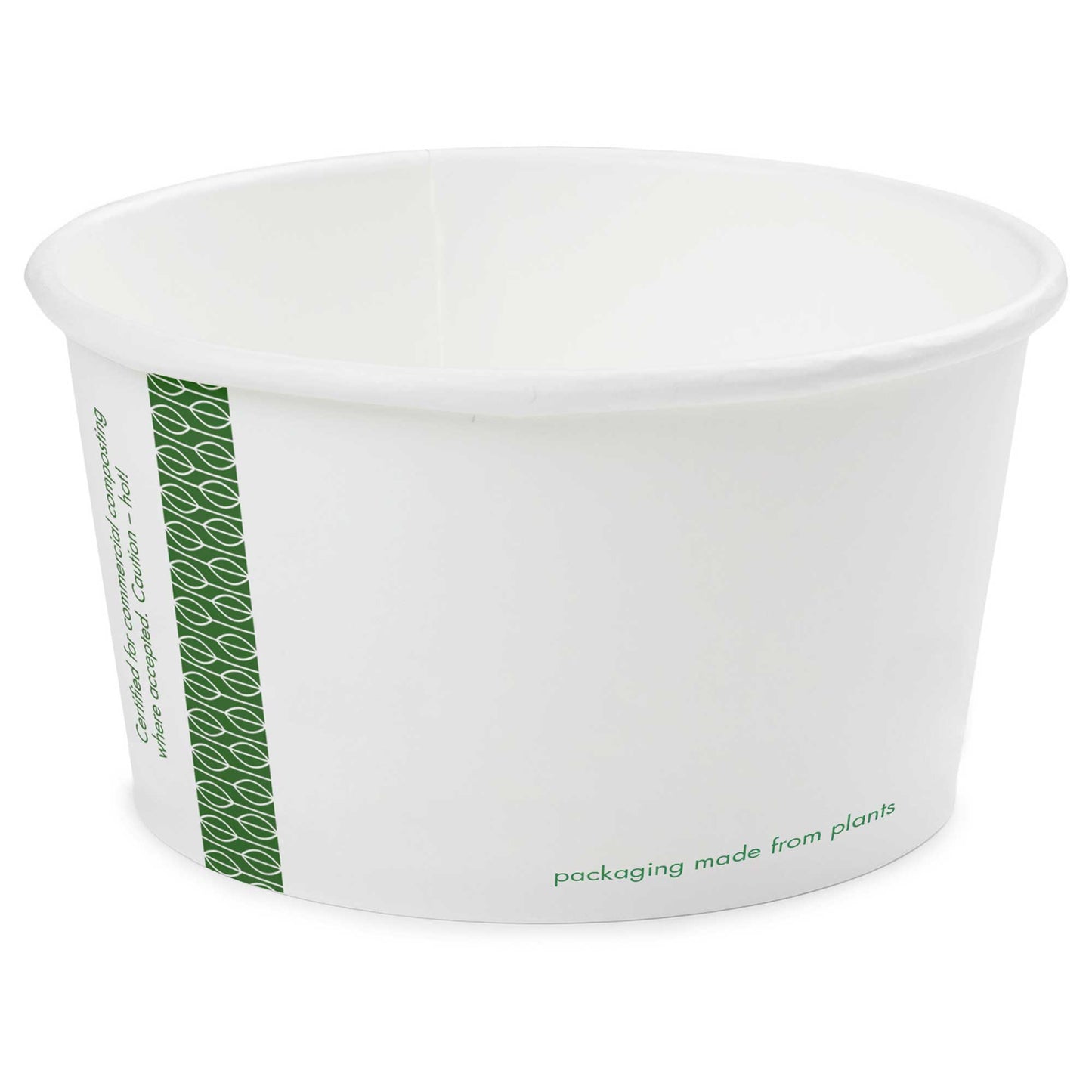 Vegware Compostable 12oz Soup Container 115-Series - White - Case of 500