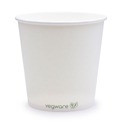 Vegware Compostable 24oz Soup Container 115-Series - White - Case of 500