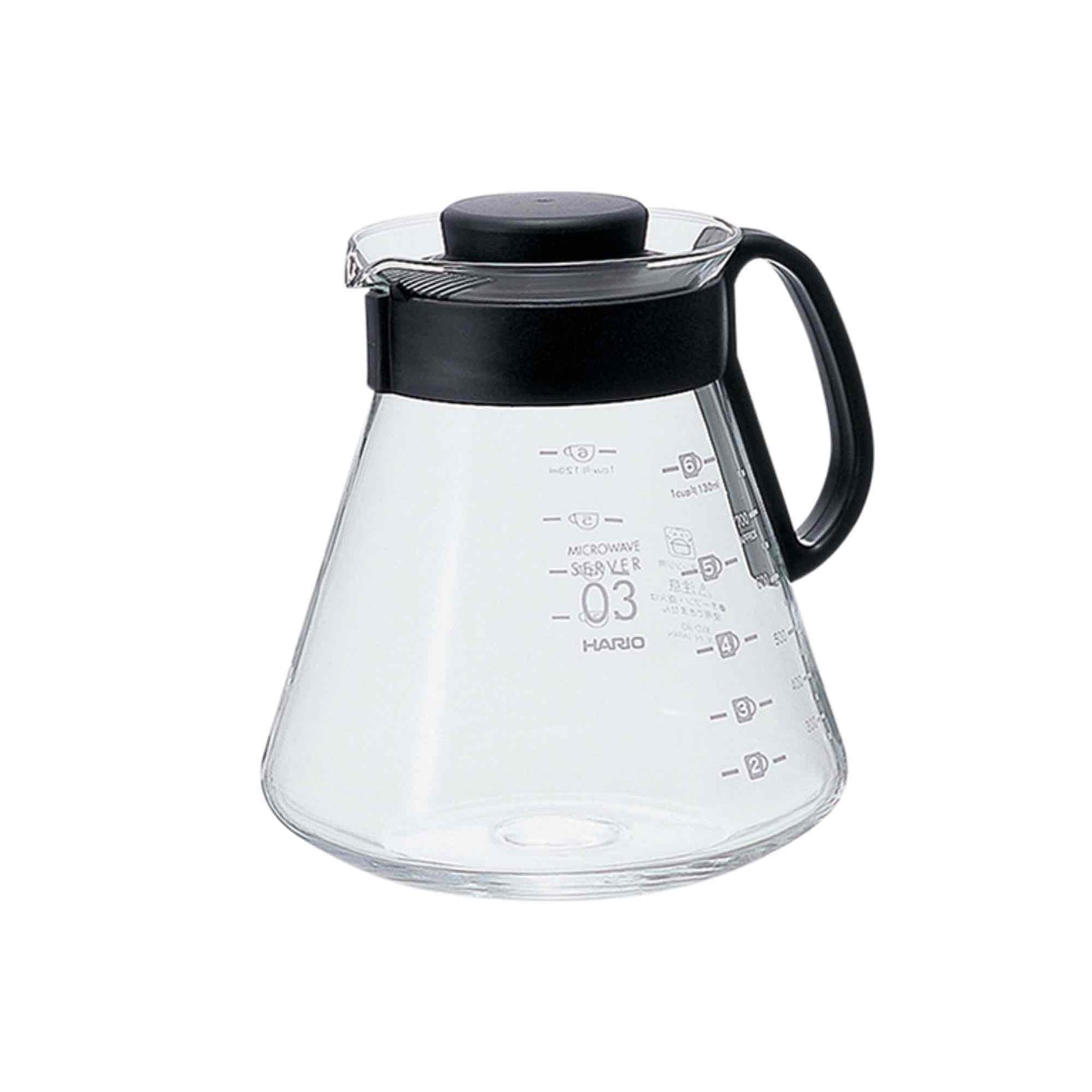Hario V60 03 Glass Range Coffee Server - 800ml