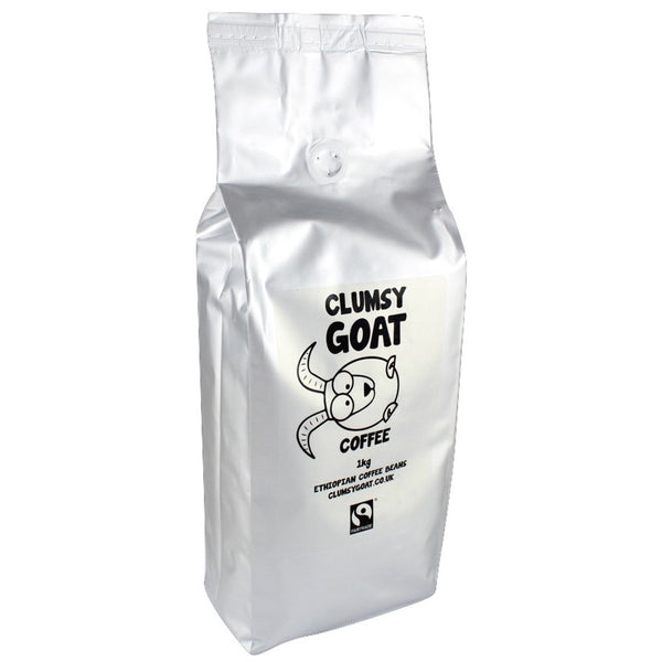 Clumsy Goat Fairtrade Ethiopian Sidamo Coffee Beans - 100% Arabica