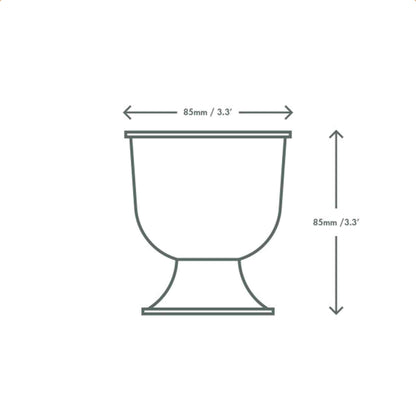 Vegware Plant-Based 175ml PLA Wine Goblet - Case of 400