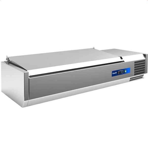 Prodis EC-T18S 1800mm 8 x 1/3GN Topping Unit With Stainless Steel Lid
