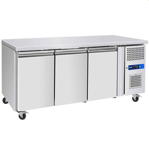 Prodis GRN-C3F Professional Three Door Stainless Steel Counter Freezer