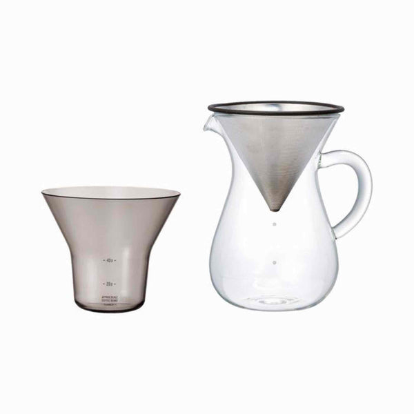Kinto SCS-04-CC-ST Carafe Set 600ml - Stainless Steel