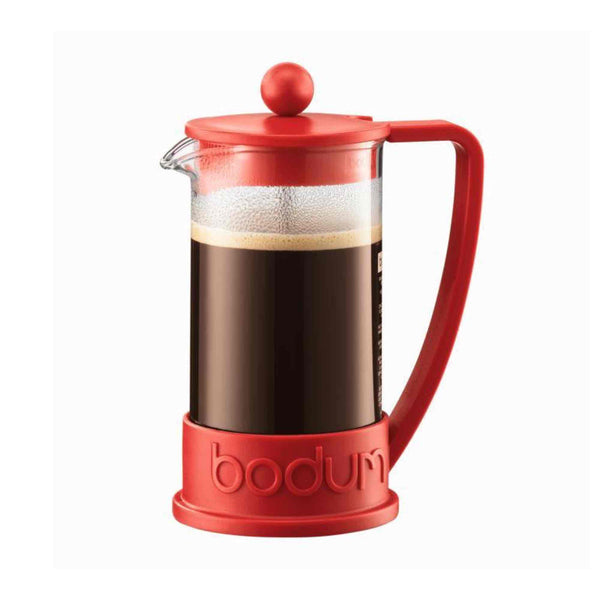 Bodum Brazil French Press Coffee Maker 350ml - 3 Cup - Red