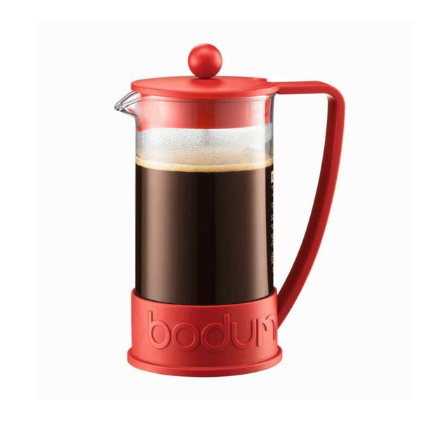 Bodum Brazil French Press Coffee Maker 1l - 8 Cup - Red
