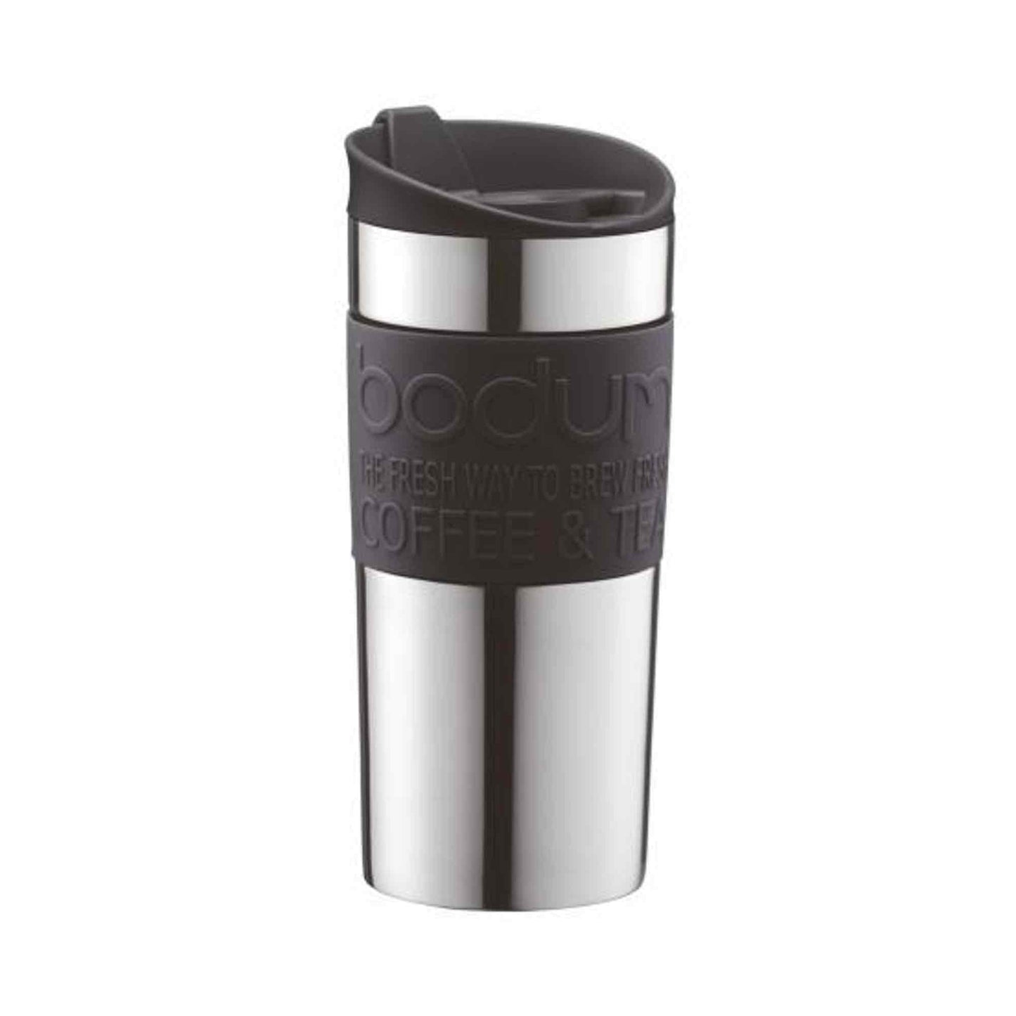 Bodum Travel Coffee Mug - Metal Finish - 0.35l - 12oz
