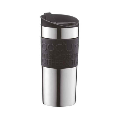Bodum Travel Coffee Mug - Metal Finish - 0.35l - 12oz