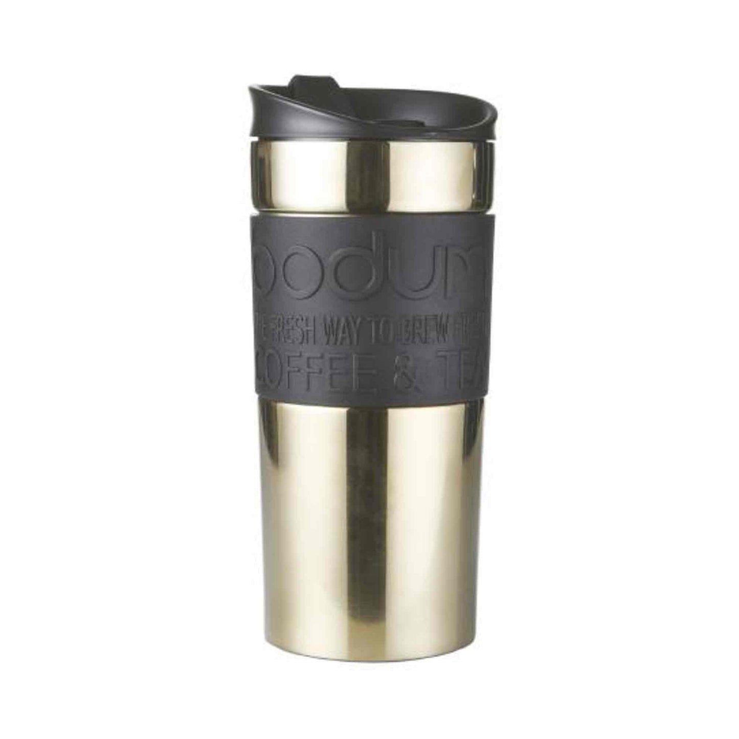 Bodum Travel Coffee Mug - Metal Finish - 0.35l - 12oz