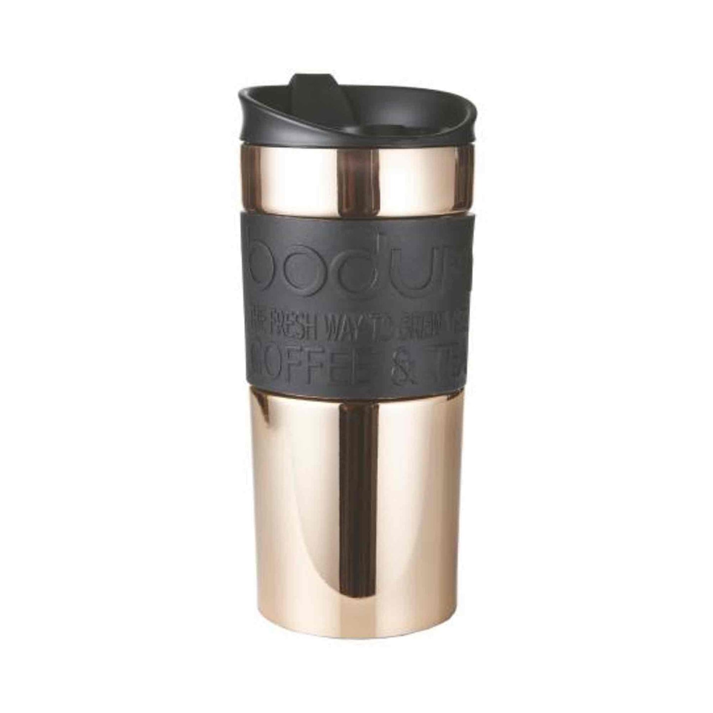 Bodum Travel Coffee Mug - Metal Finish - 0.35l - 12oz