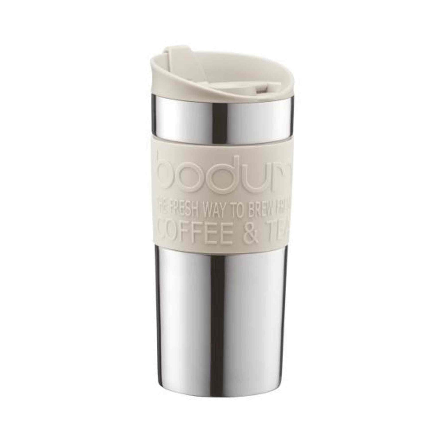Bodum Travel Coffee Mug - Metal Finish - 0.35l - 12oz