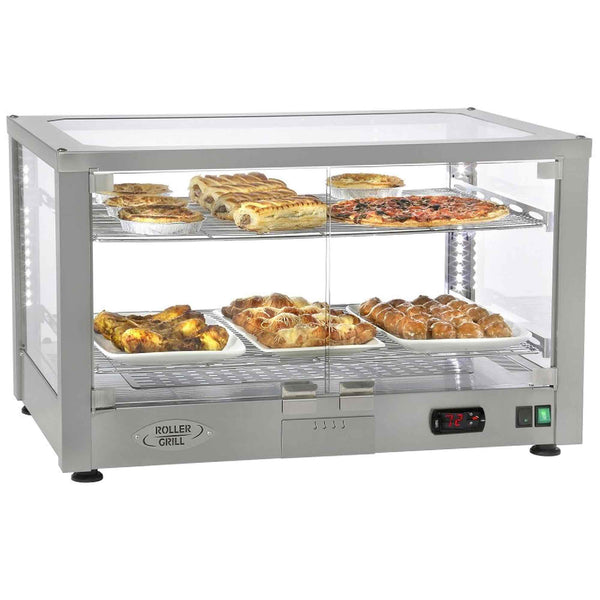 Roller Grill Horizontal Heated Display Unit - 780w x 490d x 480h - WD780S
