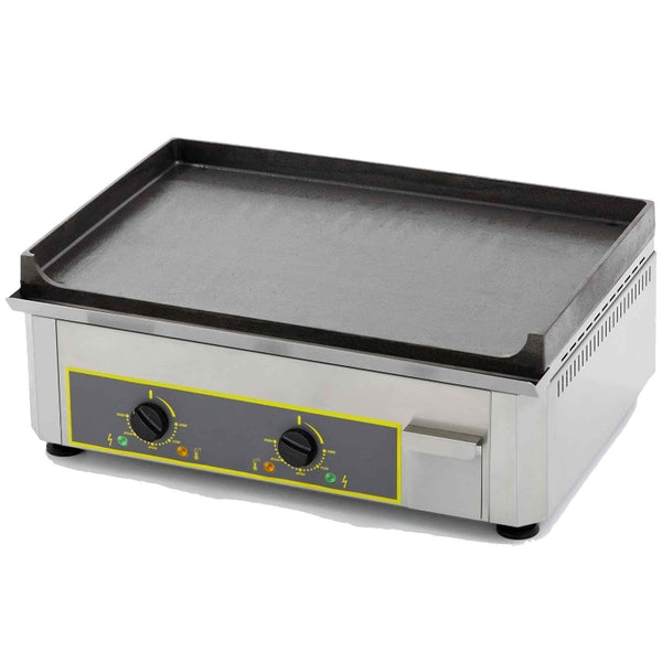 Roller Grill Stainless Steel Griddle - Electric - 600w x 450d x 190h (mm) - PSF600E