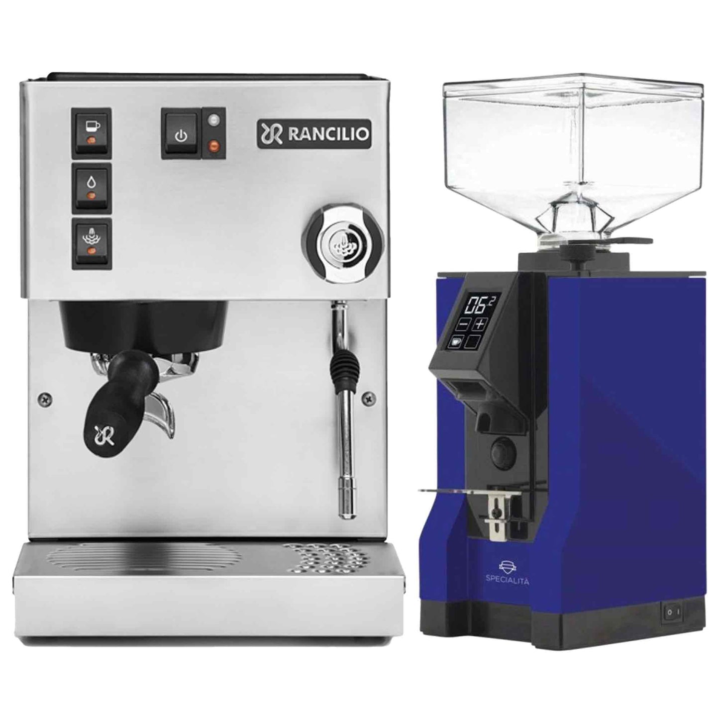 Rancilio Silvia E V6 Home Espresso Machine + Eureka Specialita Grinder Package