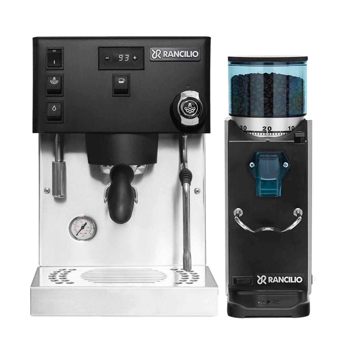 Rancilio Silvia Pro X Home Espresso Machine + Rocky SD Grinder Package