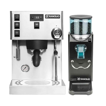 Rancilio Silvia Pro X Home Espresso Machine + Rocky SD Grinder Package
