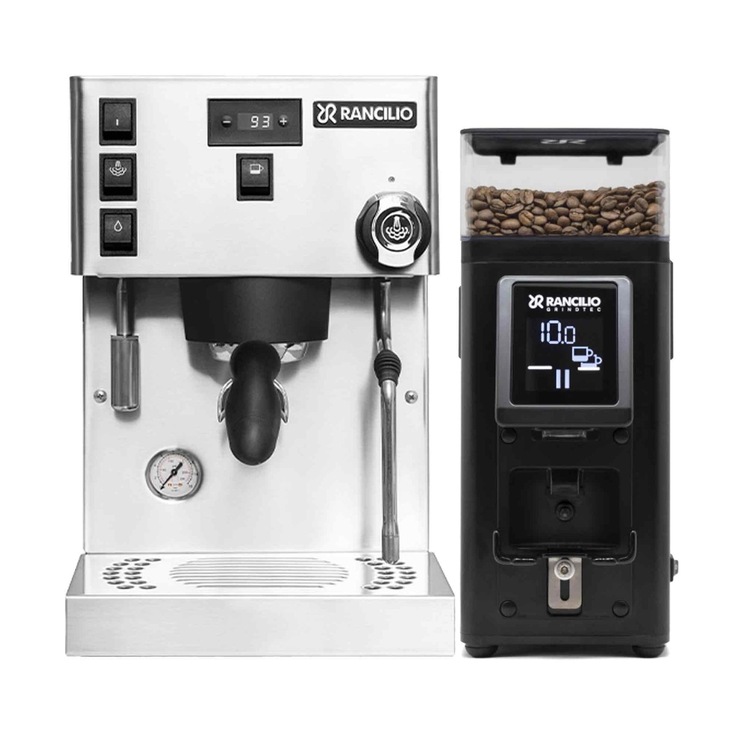 Rancilio Silvia Pro X Home Espresso Machine + Stile Grinder Package