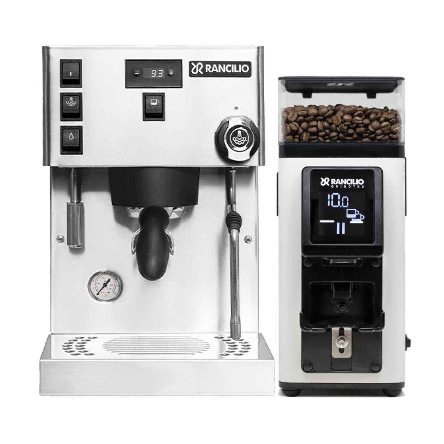 Rancilio Silvia Pro X Home Espresso Machine + Stile Grinder Package