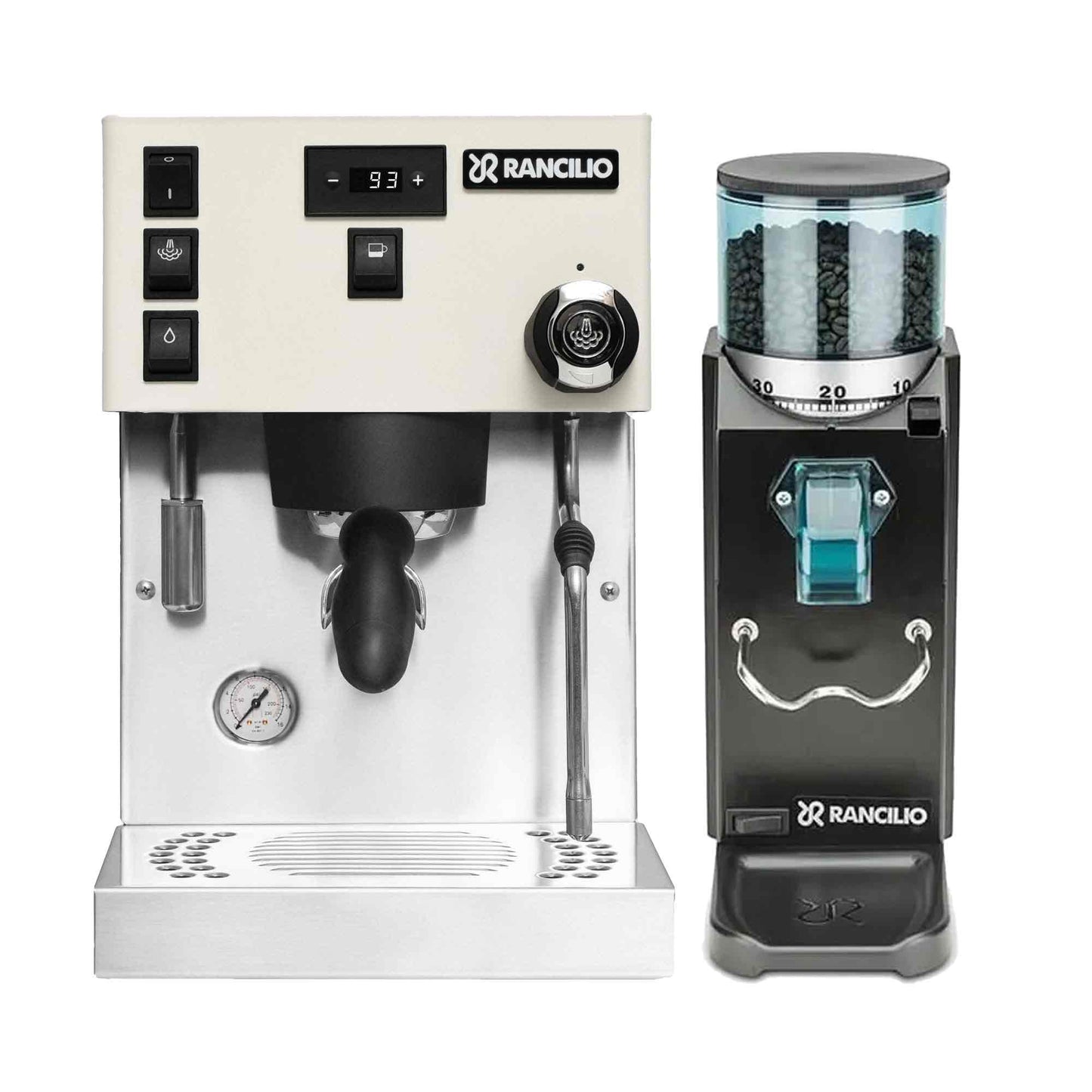 Rancilio Silvia Pro X Home Espresso Machine + Rocky SD Grinder Package