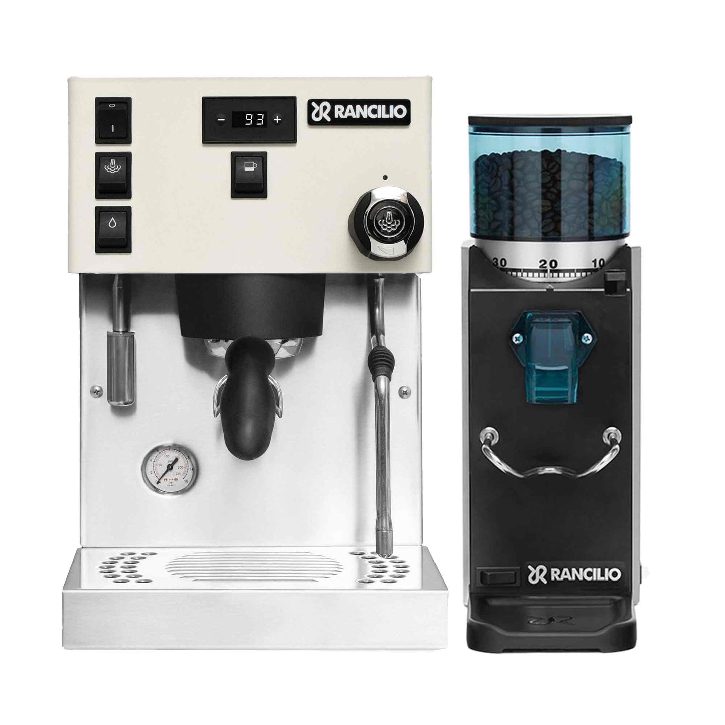 Rancilio Silvia Pro X Home Espresso Machine + Rocky SD Grinder Package